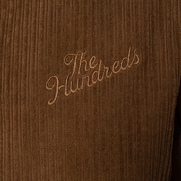 Рубашка The Hundreds Wale Coaches Jacket Brown