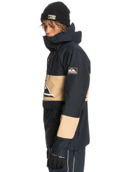 Черный сноубордическая куртка steeze