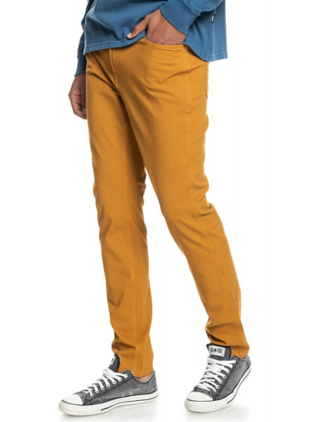 Голубые брюки-чинос krandy 19" straight fit