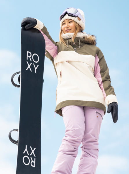 Жен./Сноуборд/Верхняя одежда/Куртки для сноуборда Сноубордическая Куртка Roxy Shelter