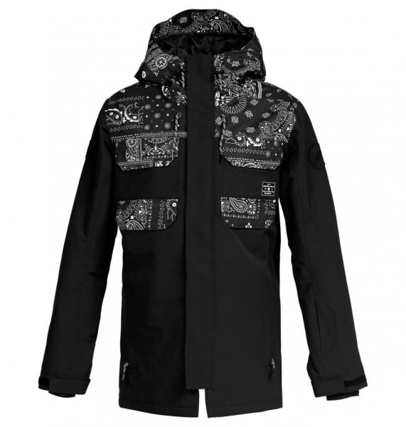 Муж./Сноуборд/Верхняя одежда/Куртки для сноуборда Сноубордическая Куртка DC Haven Black