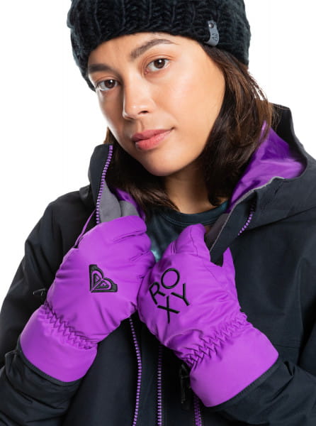 Фиолетовые сноубордические перчатки fresh fields