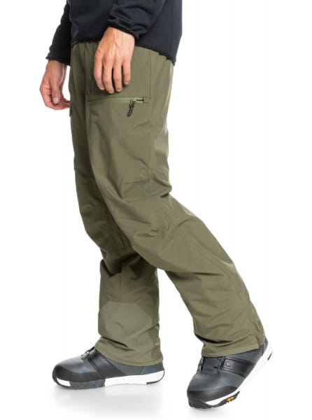 Зеленый сноубордические штаны utility