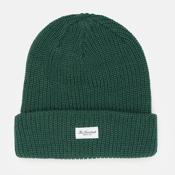  THE HUNDREDS Crisp Beanie F21 HUNTER GREEN