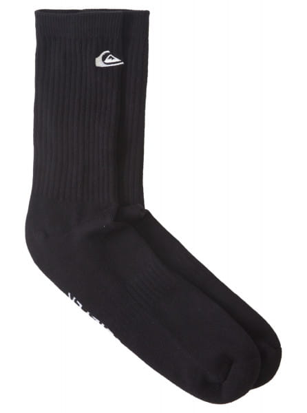 Черные высокие носки 2 pack solid (2 пары)