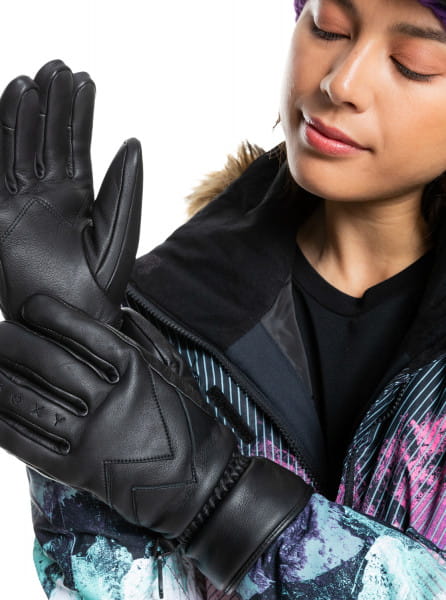 Жен./Сноуборд/Перчатки и варежки/Перчатки сноубордические Сноубордические перчатки Roxy Jetty True Black