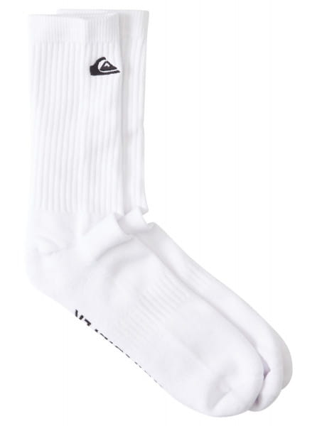 Белые высокие носки 2 pack solid (2 пары)