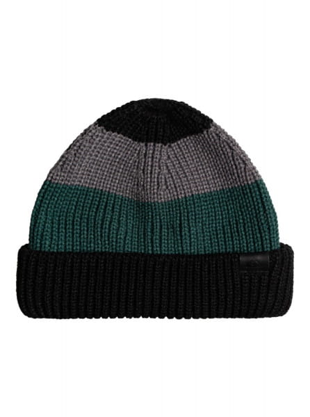Темно-зеленые шапка-бини stripe