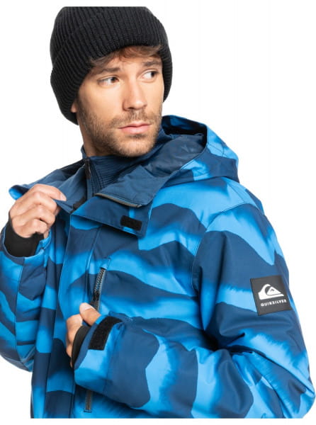 Муж./Сноуборд/Верхняя одежда/Куртки для сноуборда Сноубордическая Куртка Quiksilver Mission Insignia Blue Cloud