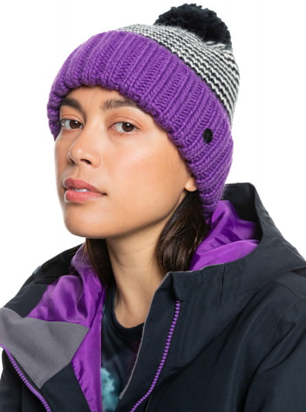 Темно-фиолетовые шапка-бини frozenfall