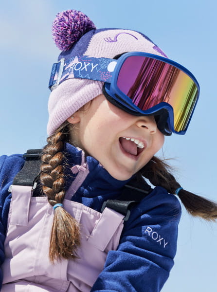 Светло-фиолетовый детская сноубордическая маска missy
