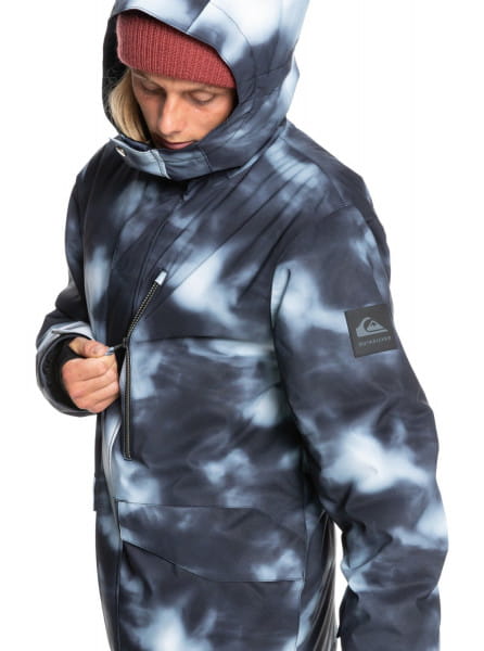 Светло-серый сноубордическая куртка mission