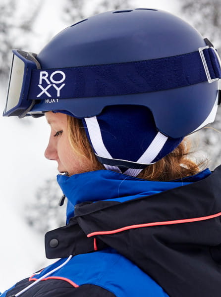 Голубой сноубордический шлем kashmir