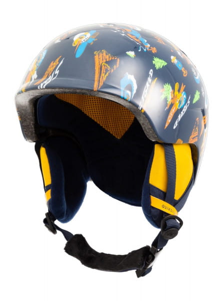 Голубой детский сноубордический шлем slush