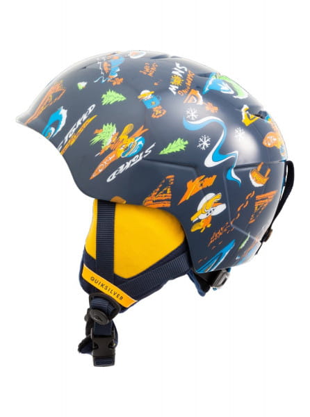 Бордовый детский сноубордический шлем slush