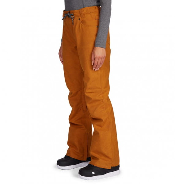 Оранжевый сноубордические штаны viva shell