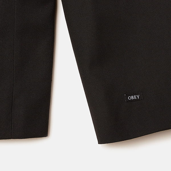  Obey Newton Blazer Jacket Black