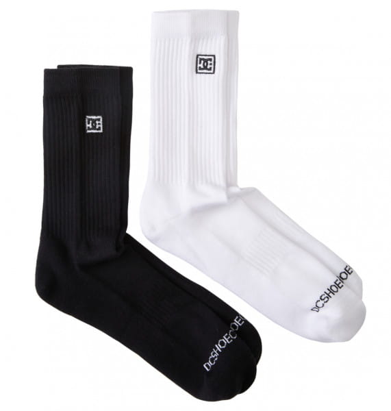 Белые высокие носки dc 2 pack (2 пары)