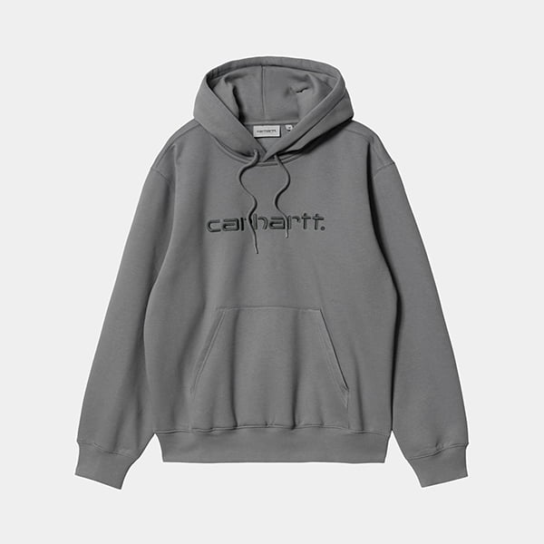 Толстовки худи Carhartt WIP Hooded Carhartt Sweatshirt серый