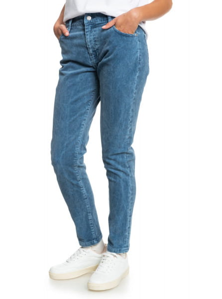 Синие вельветовые брюки authentic side