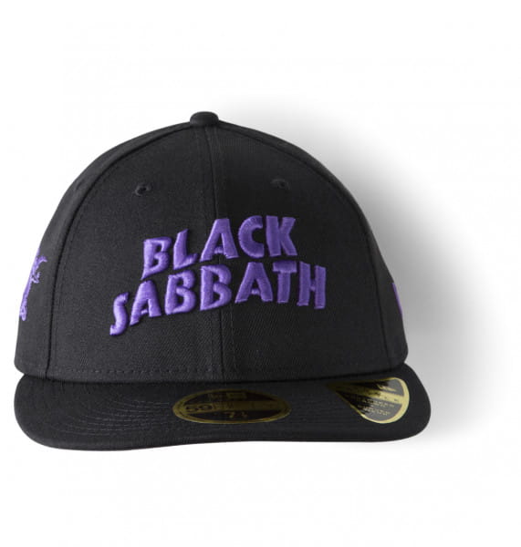 Темно-синий бейсболка dc x black sabbath