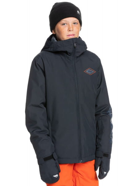 Черный детская сноубордическая куртка in the hood 8-16