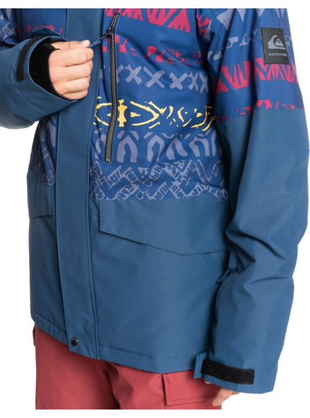 Муж./Сноуборд/Верхняя одежда/Куртки для сноуборда Сноубордическая Куртка Quiksilver Mission Golden Rod 90 Ethno