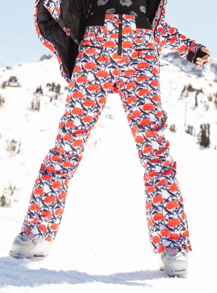 Коричневый сноубордические штаны rowley x roxy