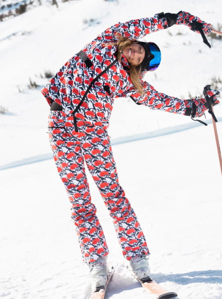 Синий сноубордические штаны rowley x roxy