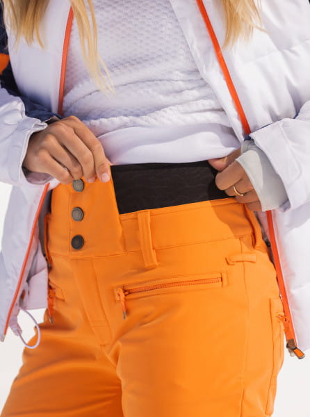 Оранжевый сноубордические штаны rising high