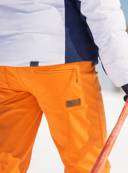 Оранжевый сноубордические штаны rising high