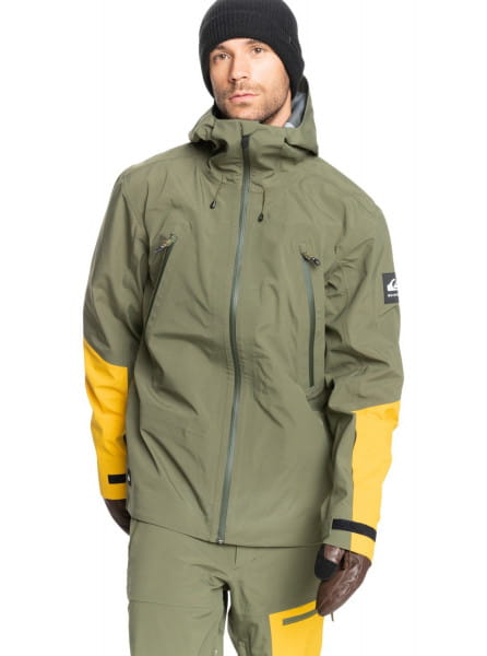 Муж./Сноуборд/Одежда для сноуборда/Куртки Сноубордическая куртка QUIKSILVER Hiking Path