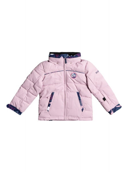 Голубой детская сноубордическая куртка heidi 2-7