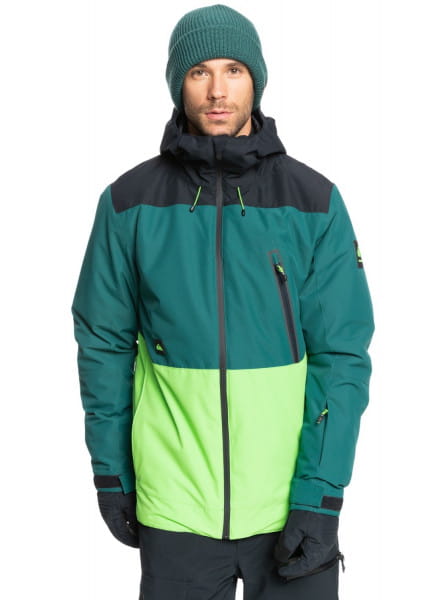 Зеленый сноубордическая куртка sycamore