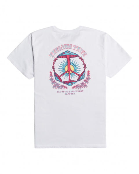 Бирюзовый футболка shroom peace