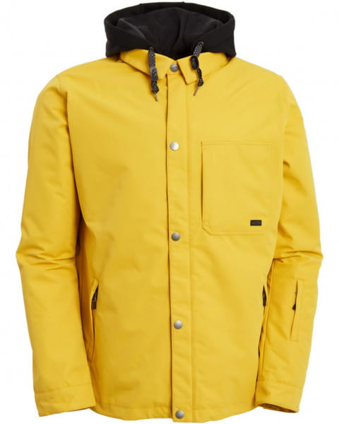 Желтый сноубордическая куртка fastplant