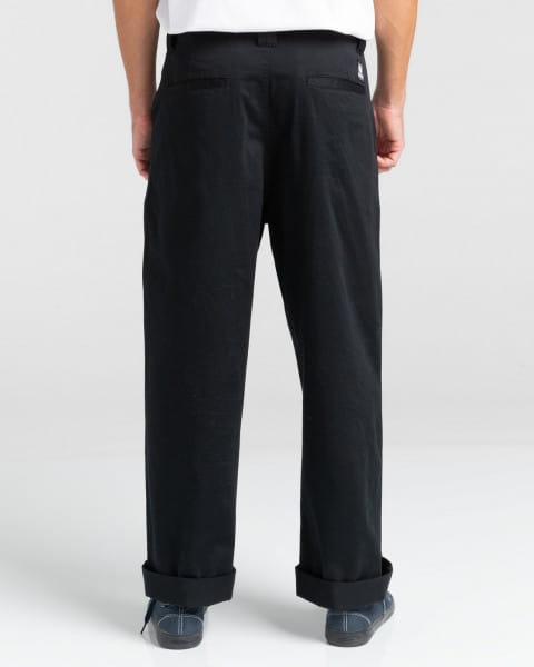Темно-коричневые мужские брюки pleat chillin flannel