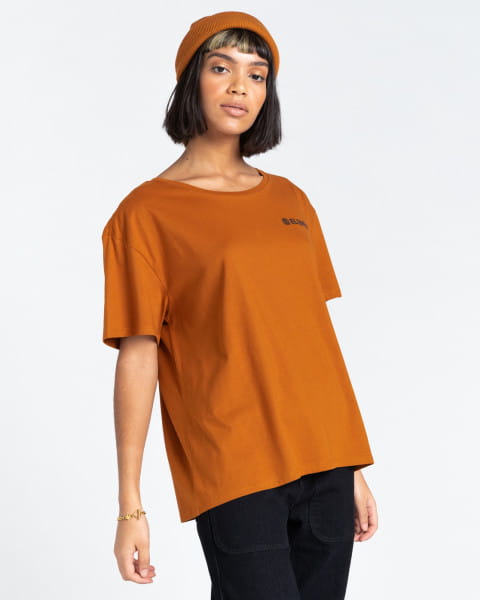Оранжевый женская футболка blazin chest