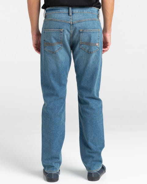 Синие мужские зауженные джинсы e03