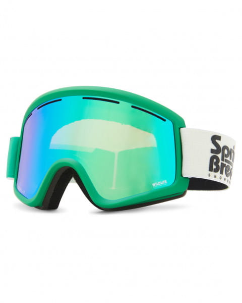 Синий маска сноубордическая go vz cleaver green