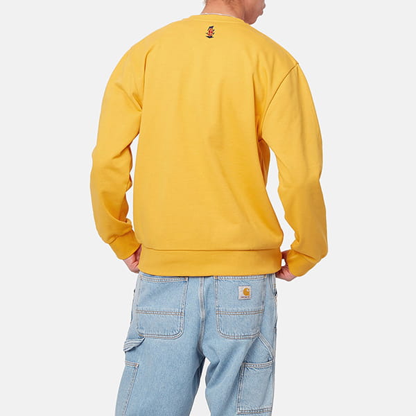   CARHARTT WIP Geo Script Sweatshirt Popsicle
