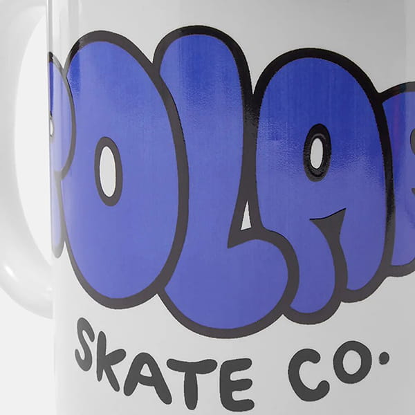 Кружка POLAR SKATE Co. Bubble Logo White / Blue