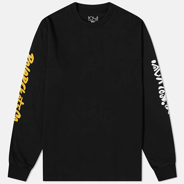  POLAR SKATE Co. Facescape Longsleeve Black