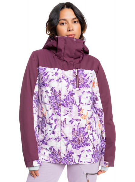 Фиолетовый сноубордическая куртка roxy jetty