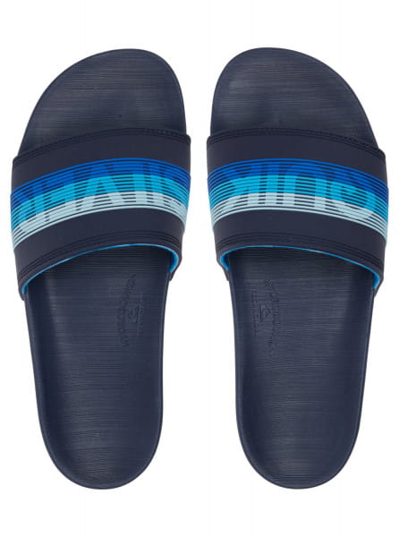 .//  /  Quiksilver Rivi Wordmark Slide Blue/Blue/Blue