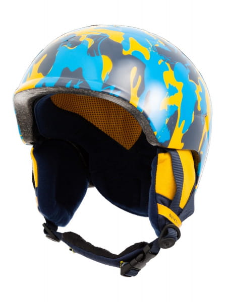 Сиреневый детский сноубордический шлем slush