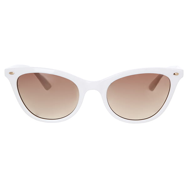 Белый очки солнцезащитные betty whtglo/brwnradi