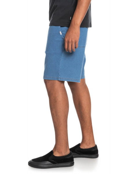 Голубой спортивные мужские шорты casual 18"