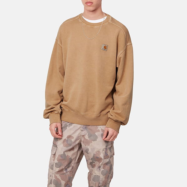   CARHARTT WIP Nelson Sweatshirt Dusty H Brown