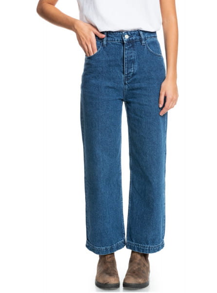 Коричневые женские джинсы с высокой талией hopeful land